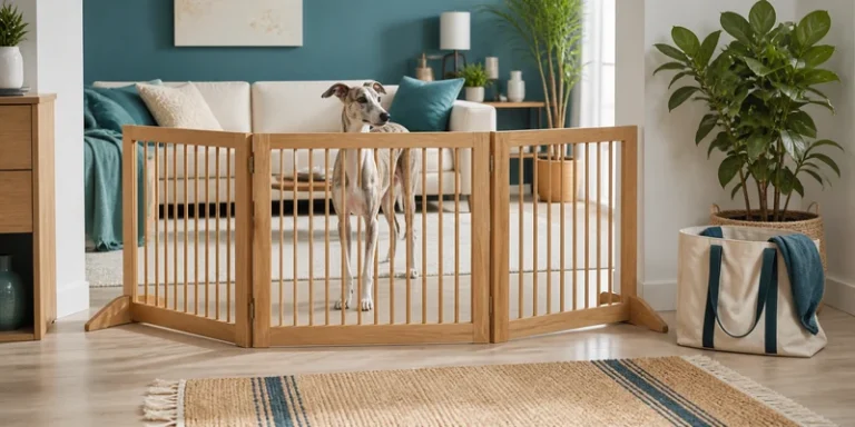Freestanding Dog Gate