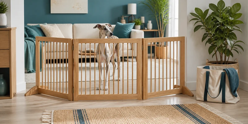 Freestanding Dog Gate