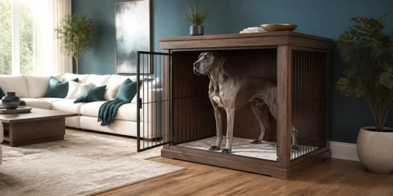 Large Dog Crate Furniture That Actually Fits Big Dogs