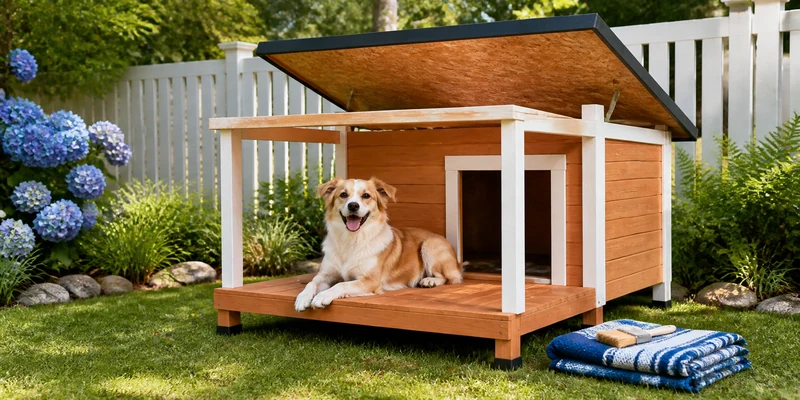 Wood Dog House